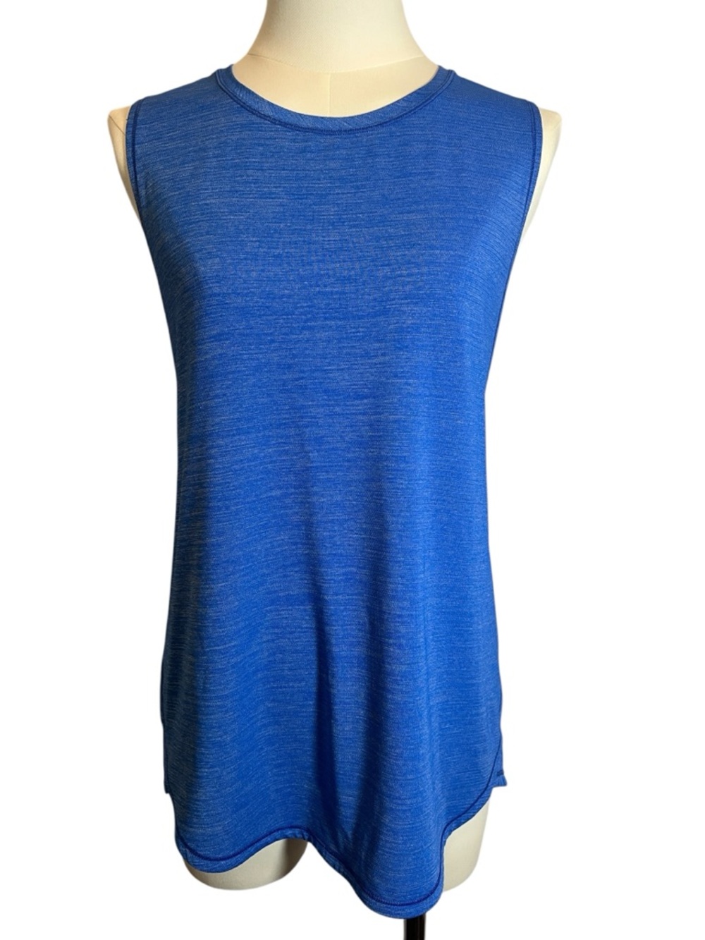 Lululemon In A Cinch Tank Heathered Pipe Dream Blue Size 4